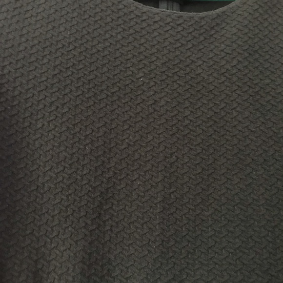 Ganni Black Textured Fit & Flare Dress XS - Picture 8 of 9